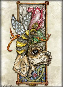 For the love of Bees and Dogs. 